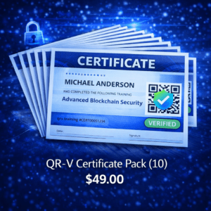 QR-V Certificate Pack (10)
