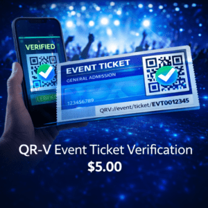 QR-V Event Ticket Verification