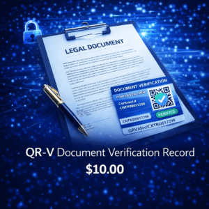 QR-V Document Verification Record