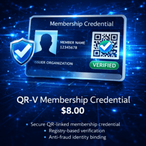 QR-V Membership Credential