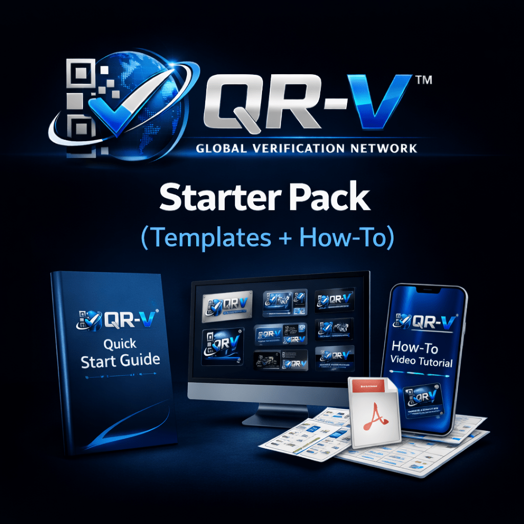QR-V™ Starter Pack (Templates + How-To)